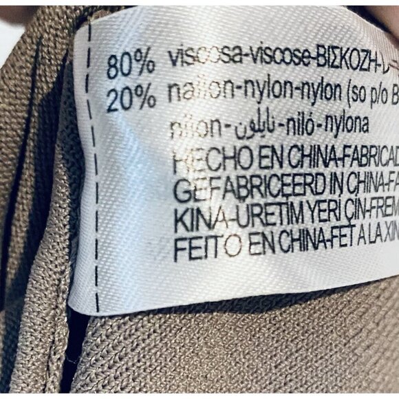 Zara Top Womens Medium Light Mink Strappy Bodysuit Soft Stretchy Boho Flirty - Picture 6 of 7